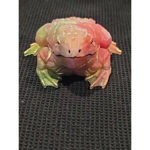 Handmade Resin Toad Multicolor 644